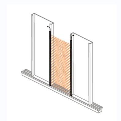 AC220V Elevator Safety Door Open Way Automatic Light Curtain