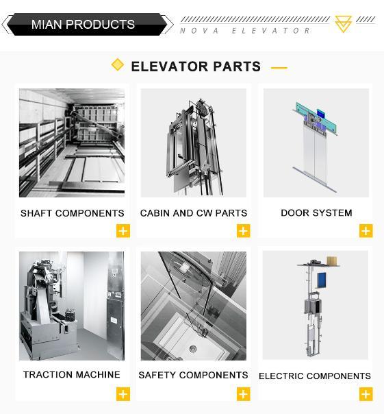 High Quality 4 Panels Central Opening Sliding Elevator Door Operator and Landing Door