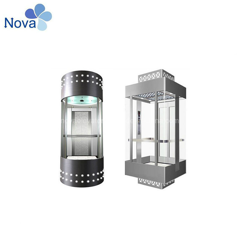 China Supplier Sales Capacity 800kg Panoramic Villa Elevator