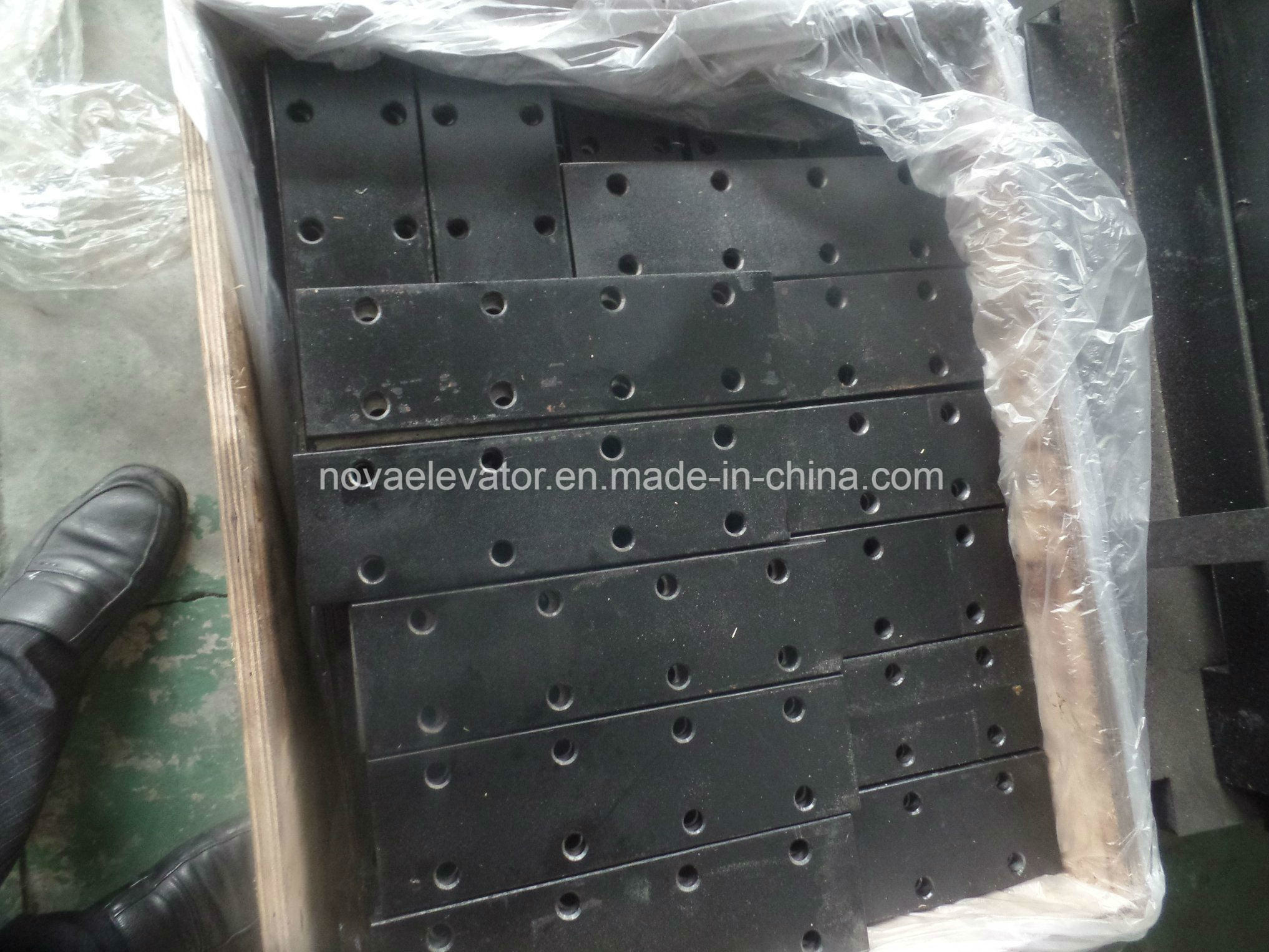 Lift Components Elevator Guide Rail Fishplate for Sale