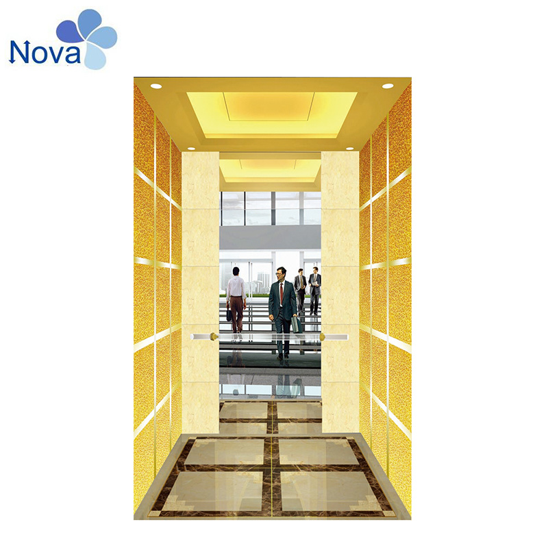 Elevator Stainless Steel Material Passenger Small Lift Elevator Finished Elevator Cabin