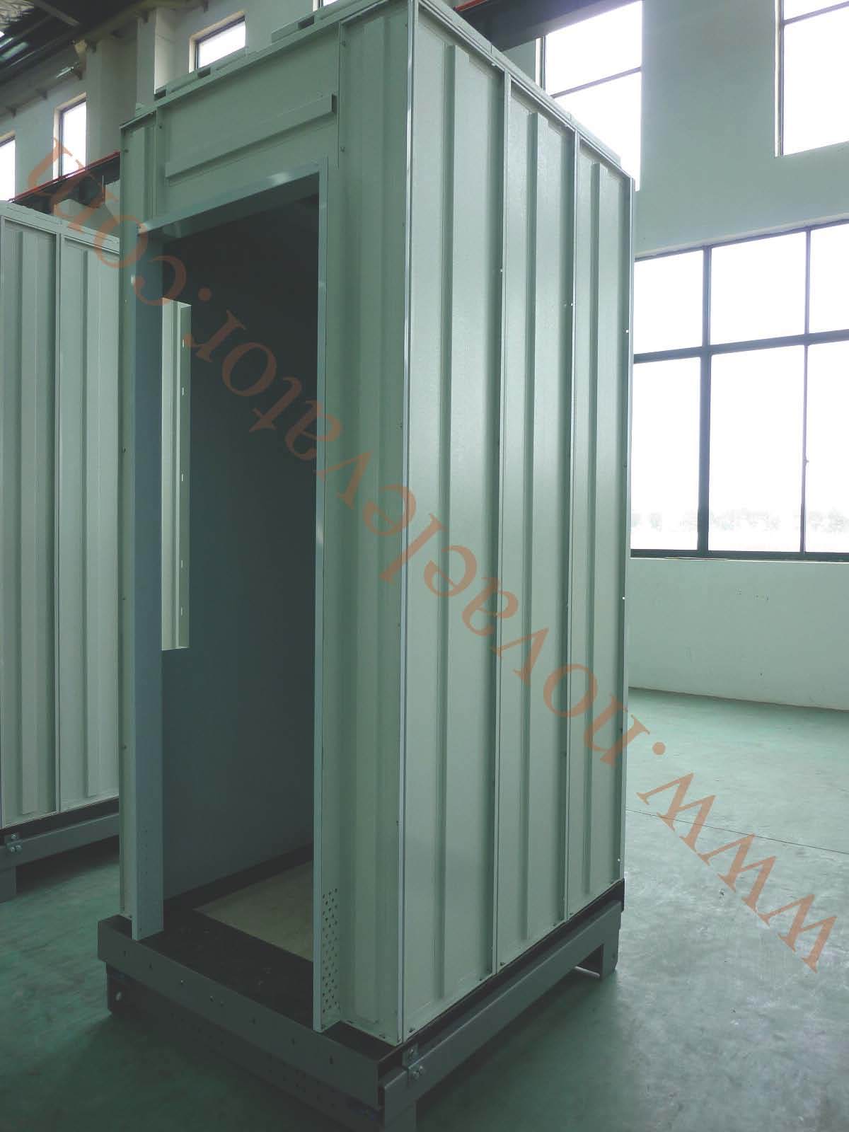 630kgs-1250kgs Panoramic Elevator Lift with Glass Cabin