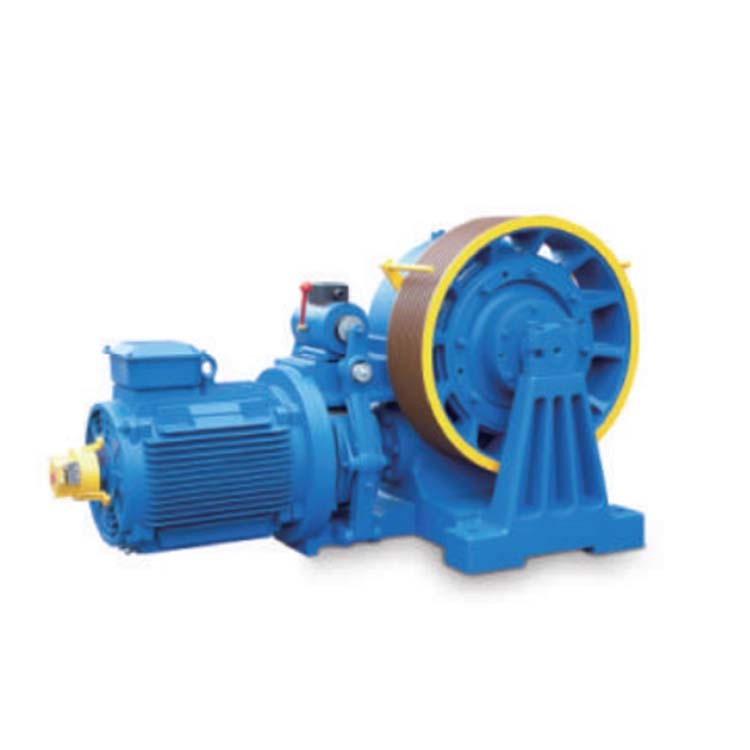 Elevator Lift Parts Geared Traction Machine