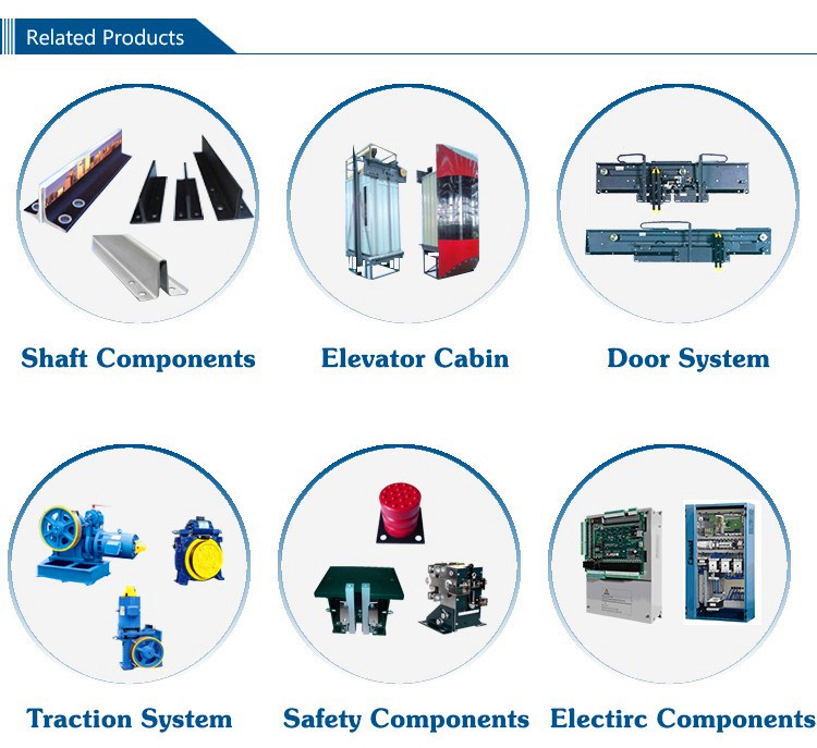 Elevator Lift Parts Geared Traction Machine