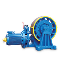 Left or Right Geared Elevator Traction Machine