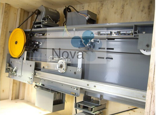 2 Panels Side Opening Landing Door Device Elevator Landing Door