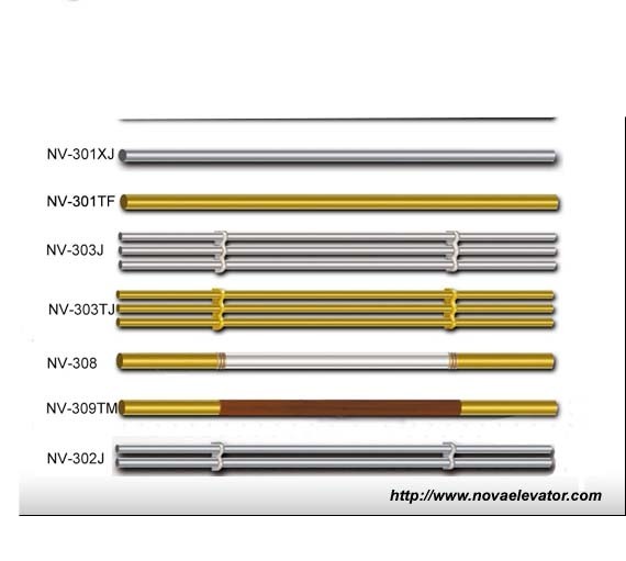 Stainless Steel or Titanium Passenger Elevator Cabin Handrails
