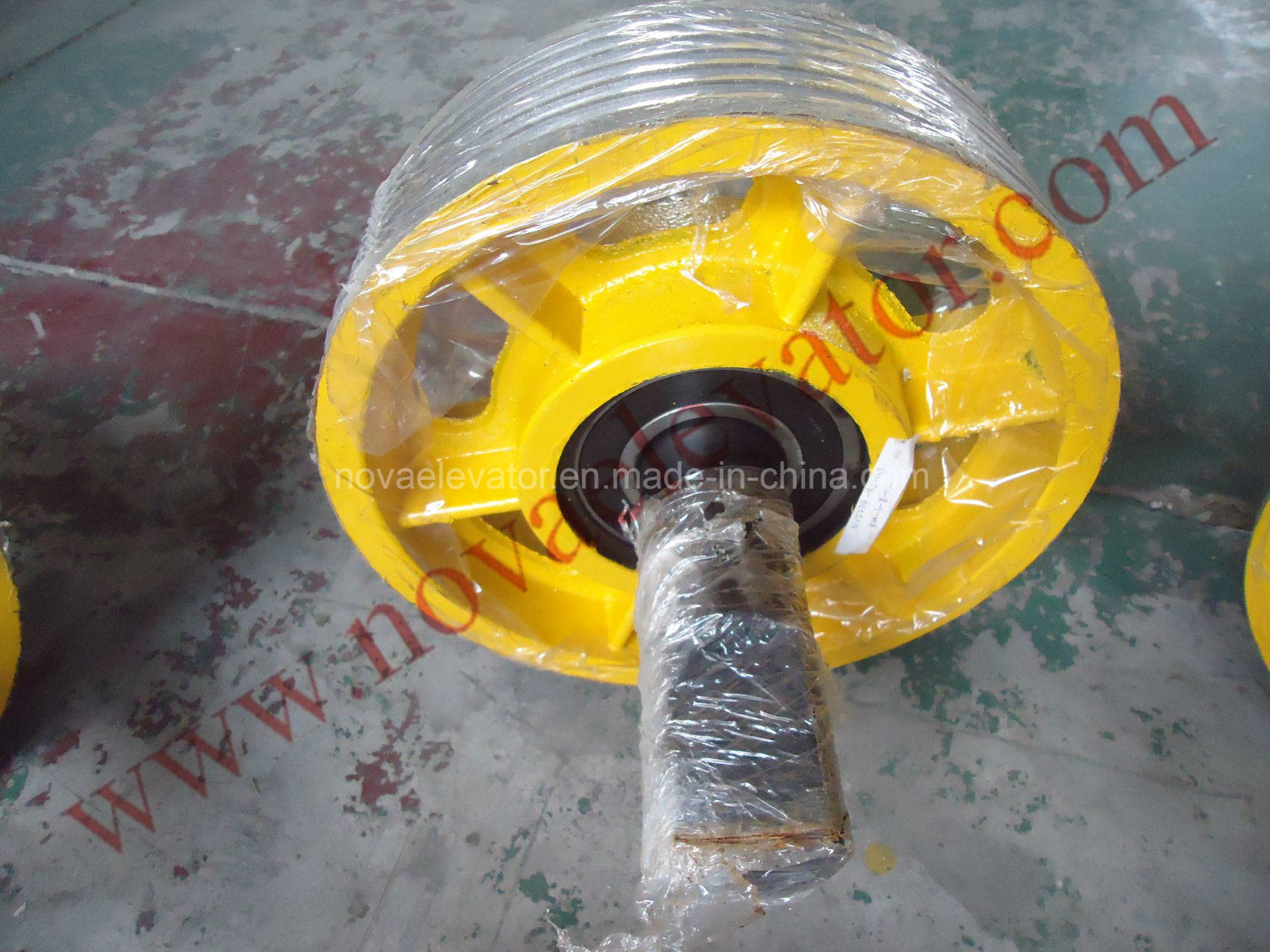 Sheave Pulley Plastic Elevator Deflector Sheave with Bearing