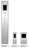 Standard & Wall Mounted 1.00-2.00m/S Elevator Operator Stainless Steel Cop