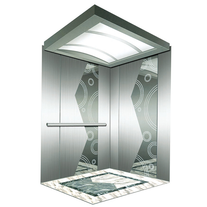 Customized Stainless Steel Material Lift Elevator Luxury Elevator Cabin Decoration