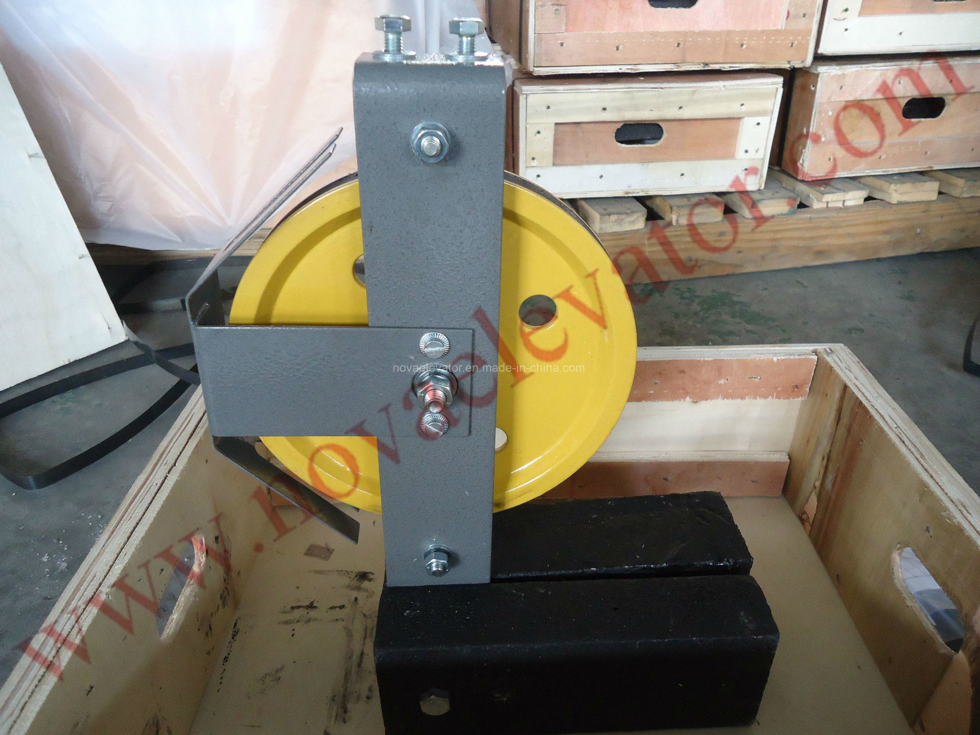 Cheap Price Factory Manufacture Elevator Speed Governor with Tensioner Device