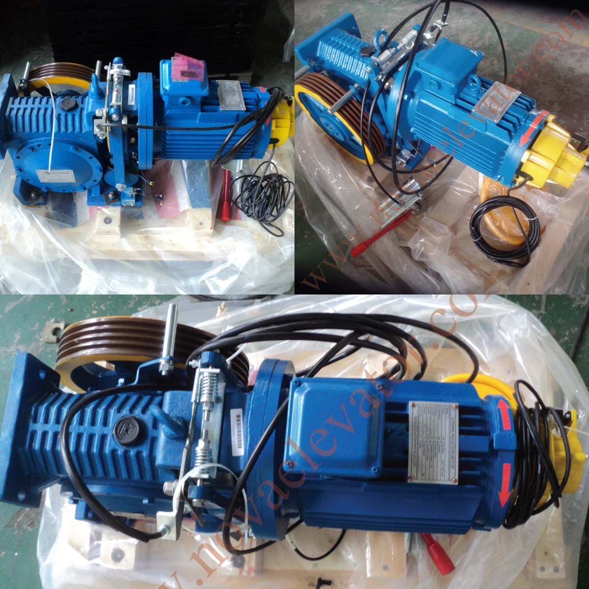Competitive Price Elevator Traction System Elevator Geared Traction Machine for Sale