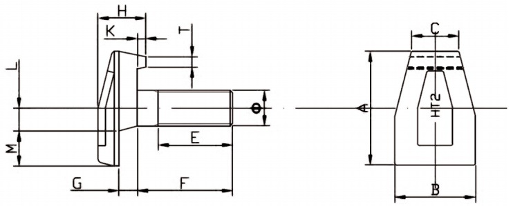 Best Selling Elevator Guide Rail Clips T Type Rail Clips