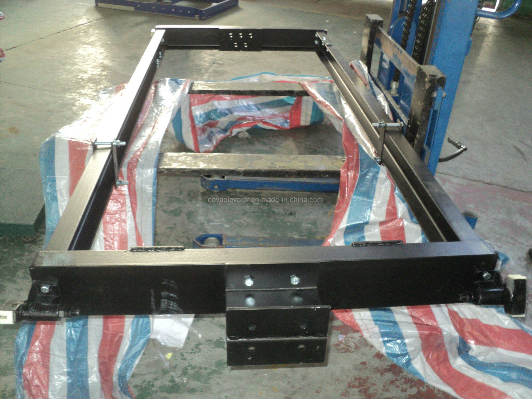 Roping 2: 1 Elevator Components Lift Counterweight Frame