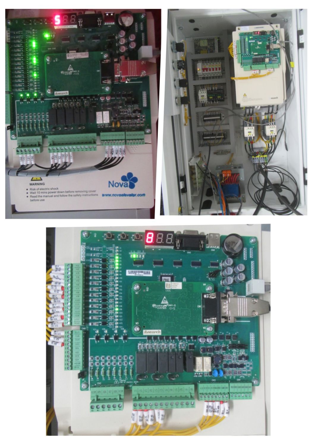 Supply Monarch Type Elevator Control Cabinets with Machine Room for Passenger Elevator