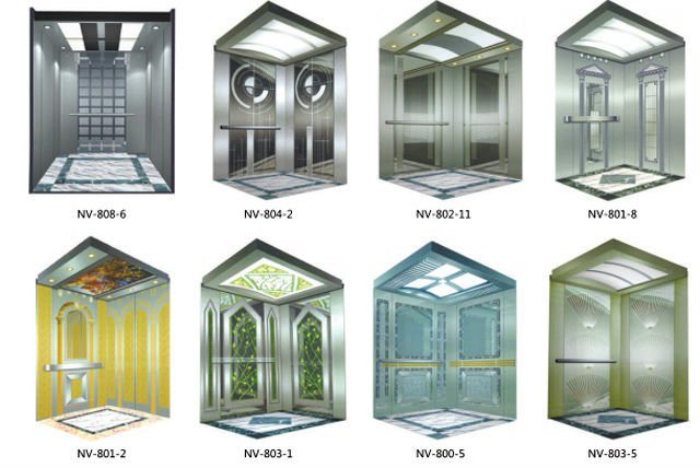 Luxury and Modern Complete Observation Lift Elevator Landing 10 People