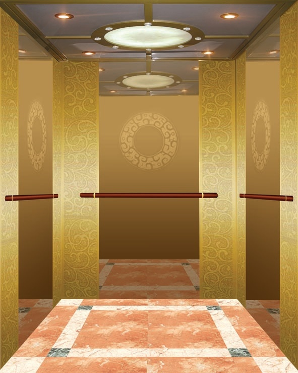 Elevator Cabin Design, Elevator Marble Floor