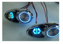 DC24V Electrical Component Blue Lighting Elevator Lift Cop Push Button
