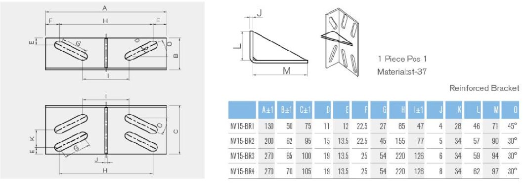 Rail Bracket for Elevator, Rail Extention Bracket