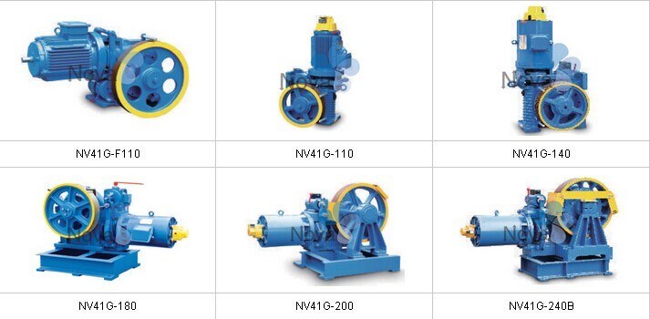 Elevator Lift Parts Geared Traction Machine
