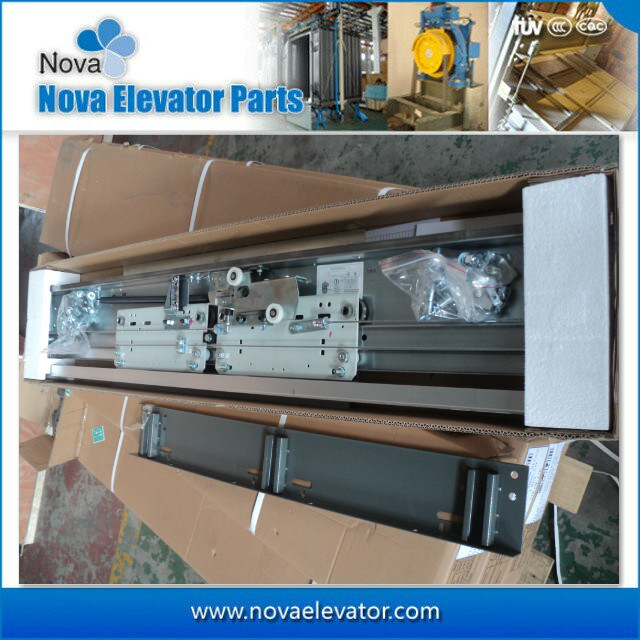 2 Panels Side Opening Landing Door Device Elevator Landing Door