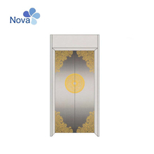 Mirror Stainless Steel Commercial Elevator Cabins Panel Lading Door Panel