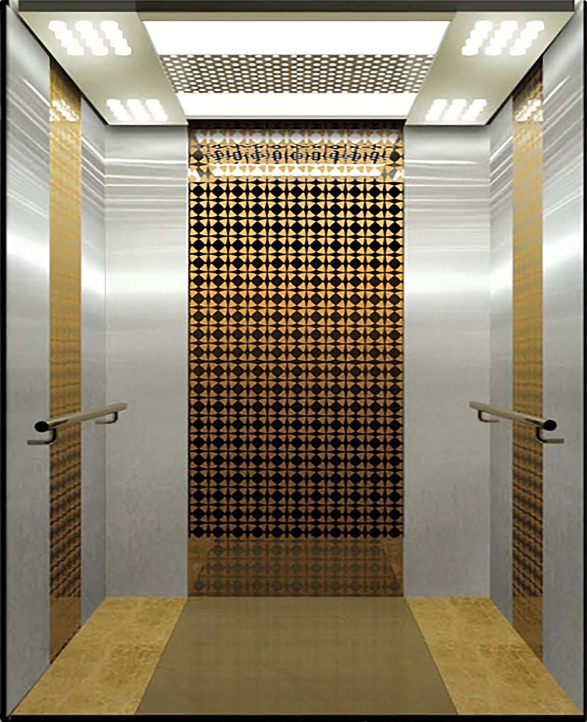 Best Selling Stainless Steel / Painted Elevator Cabin