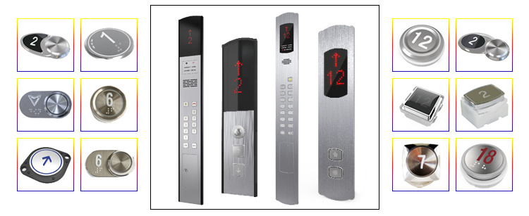 Professional Design Lift Push Button Long Lifespan