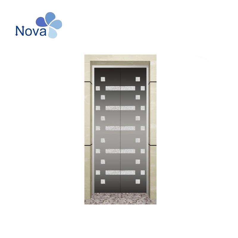 Mirror Etched Stainless Steel Elevator Landing Door Panel