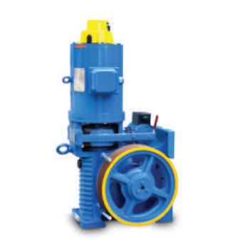 Geared traction machine