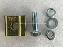 Elevator Flat Rail Clip for Hollow Guide Rail