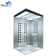 Passenger Mirror & Etching Finish Elevator Components Elevator Cabin
