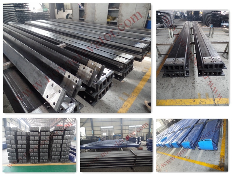 Elevator Shaft Component Cold Drawn Machined Elevator Guide Rail