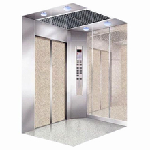 Stainless Steel Passenger Elevator Cabin with Car Frame