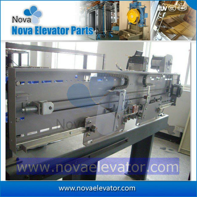 2 Panels Side Opening Landing Door Device Elevator Landing Door