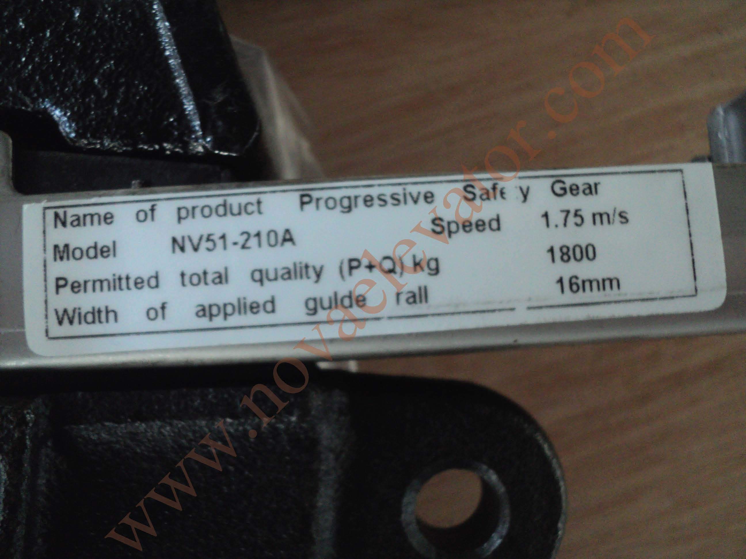 Elevator Safety Gear, Elevator Safety Component