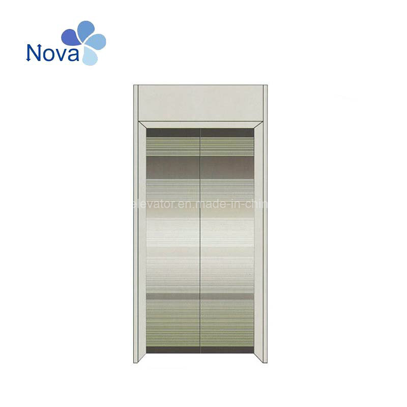 Full Glass Door Panel and Hair Stainless Steel Door Panel