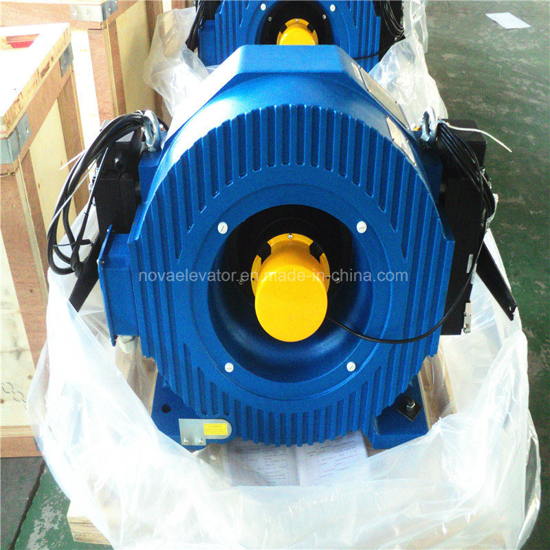 600kg-1200kg Load Nova Elevator Gearless Traction Machine