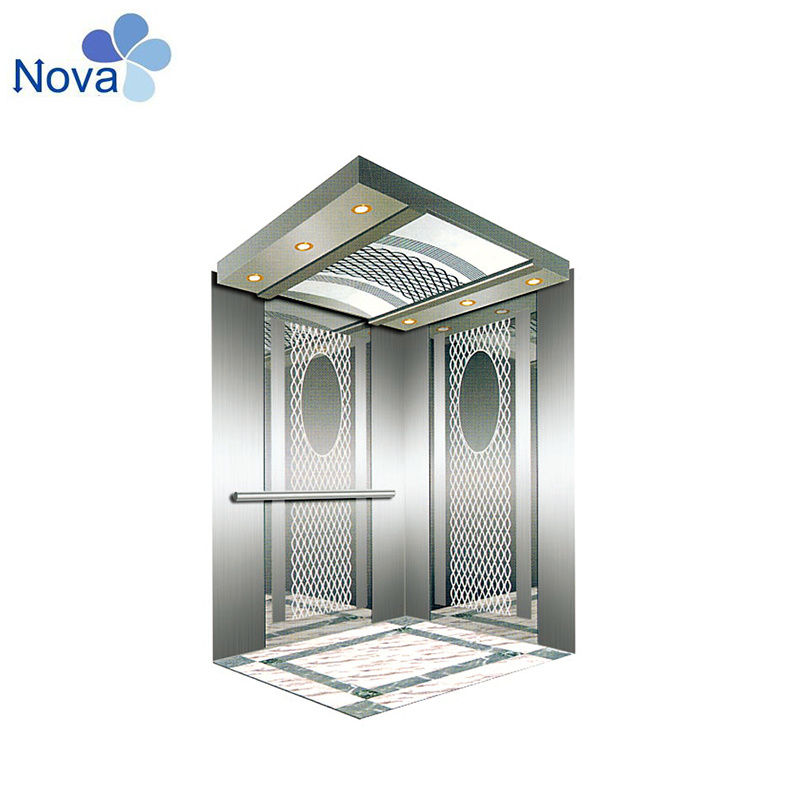 Decoration Elevator with Customizable Etching Style Elevator Cabin