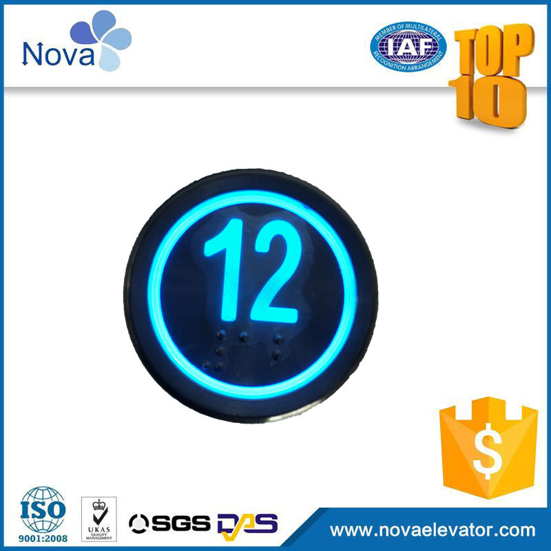 Elevator Push Button with Red or Blue Light