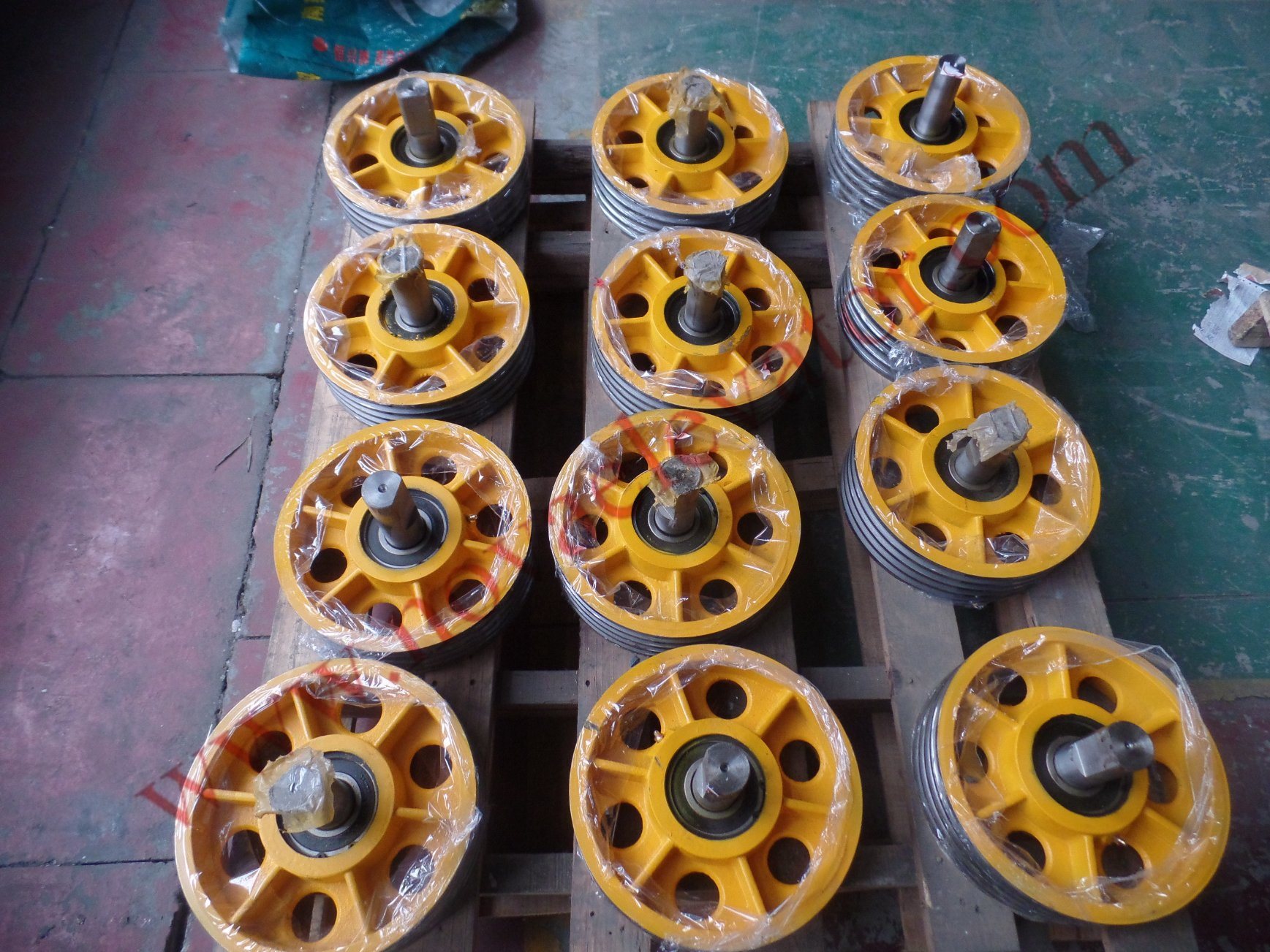 Elevator Traction Wheel Stainless Steel Deflector Sheave for Elevator