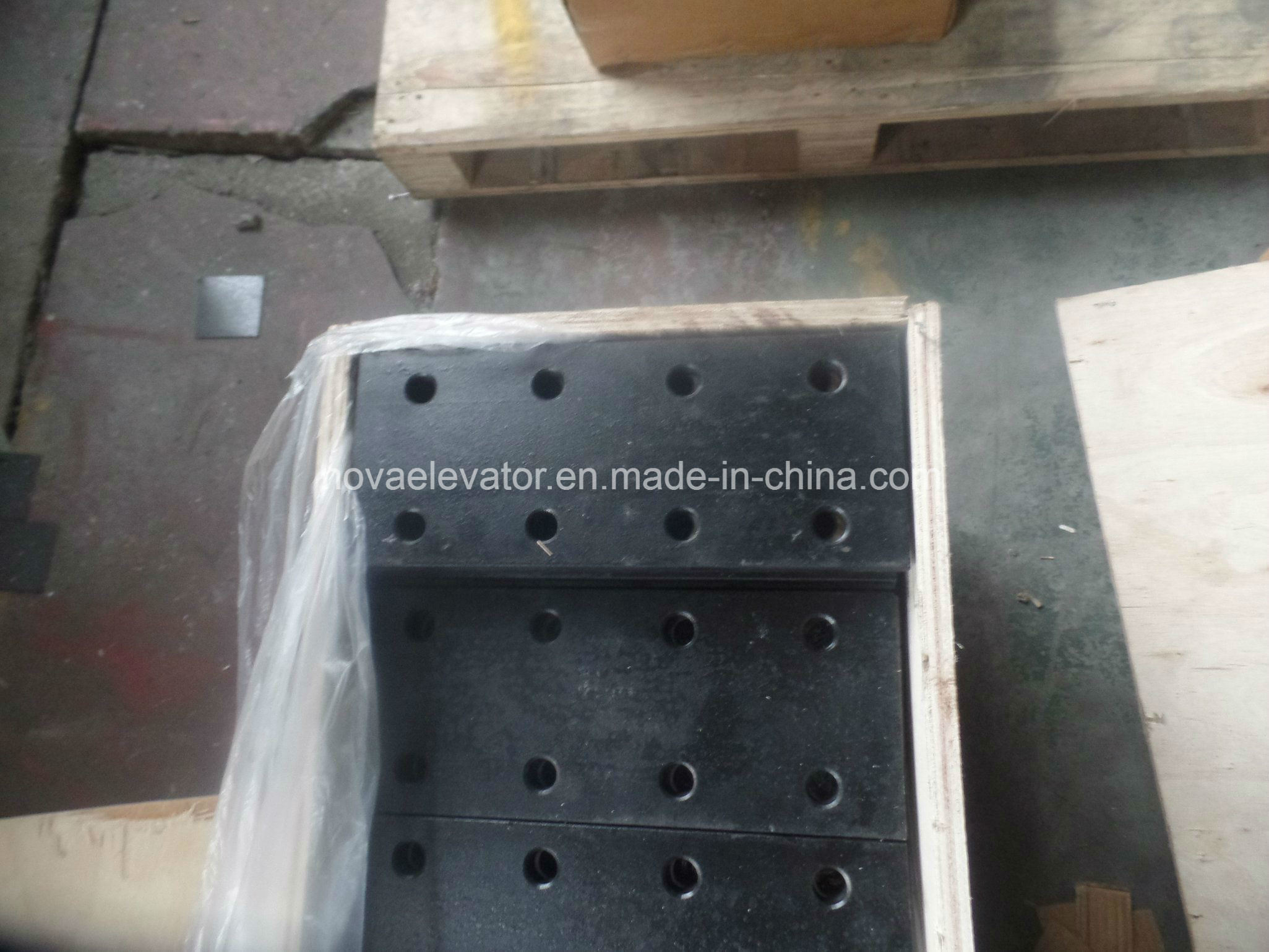 Lift Components Elevator Guide Rail Fishplate for Sale