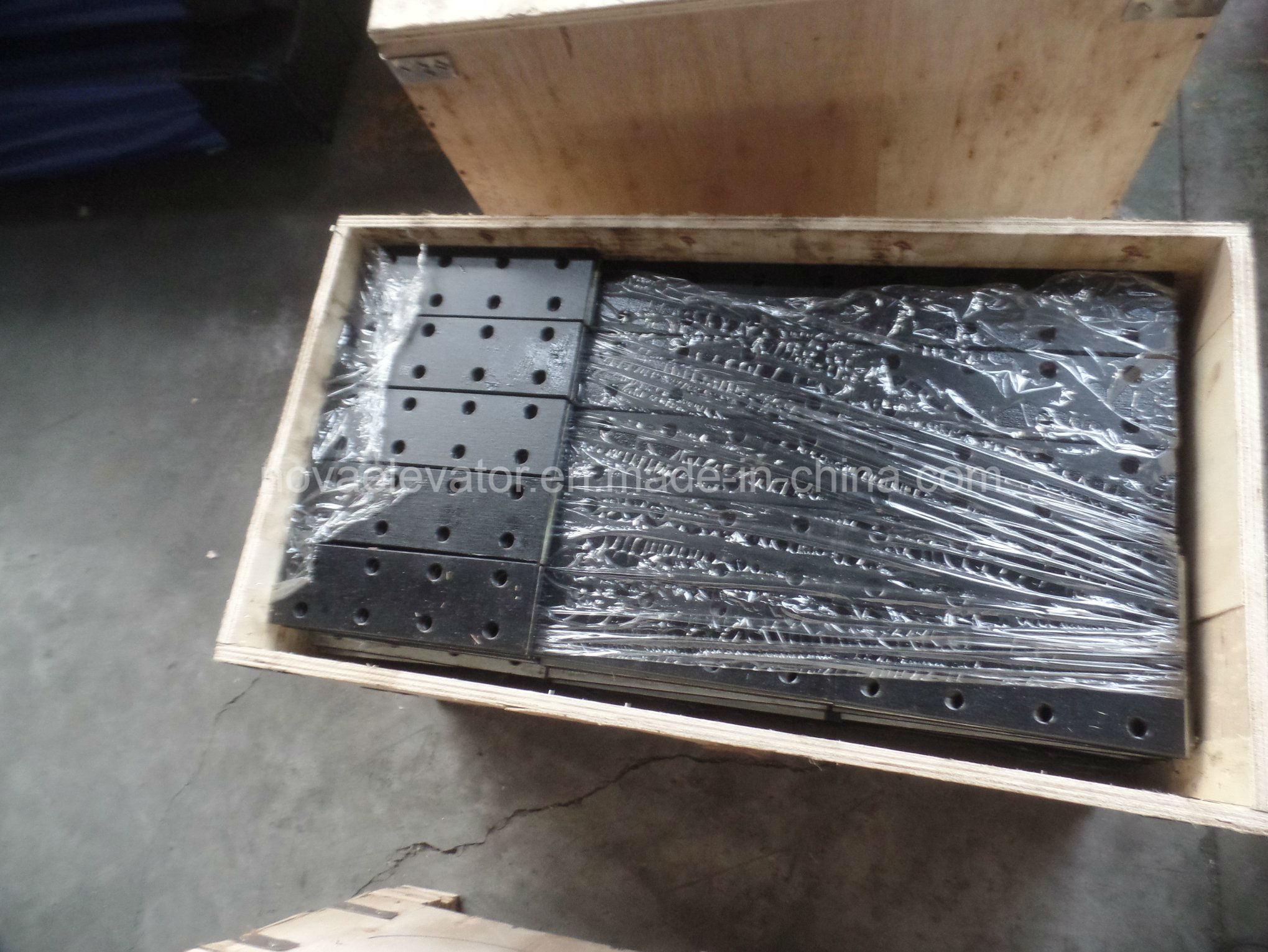 One Year Warranty Part Elevator Shaft Component Guide Rail Fishplate