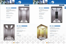 Fujitec Etching Design Panoramic Elevator Passenger Complete Lift
