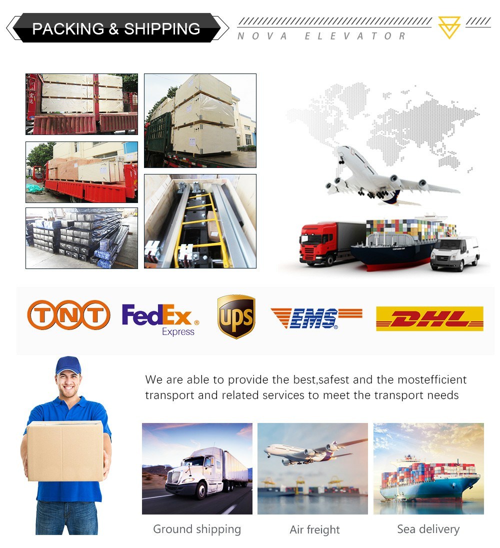 Nova AC in Standard Package Suzhou Elevator Geared Traction Machine