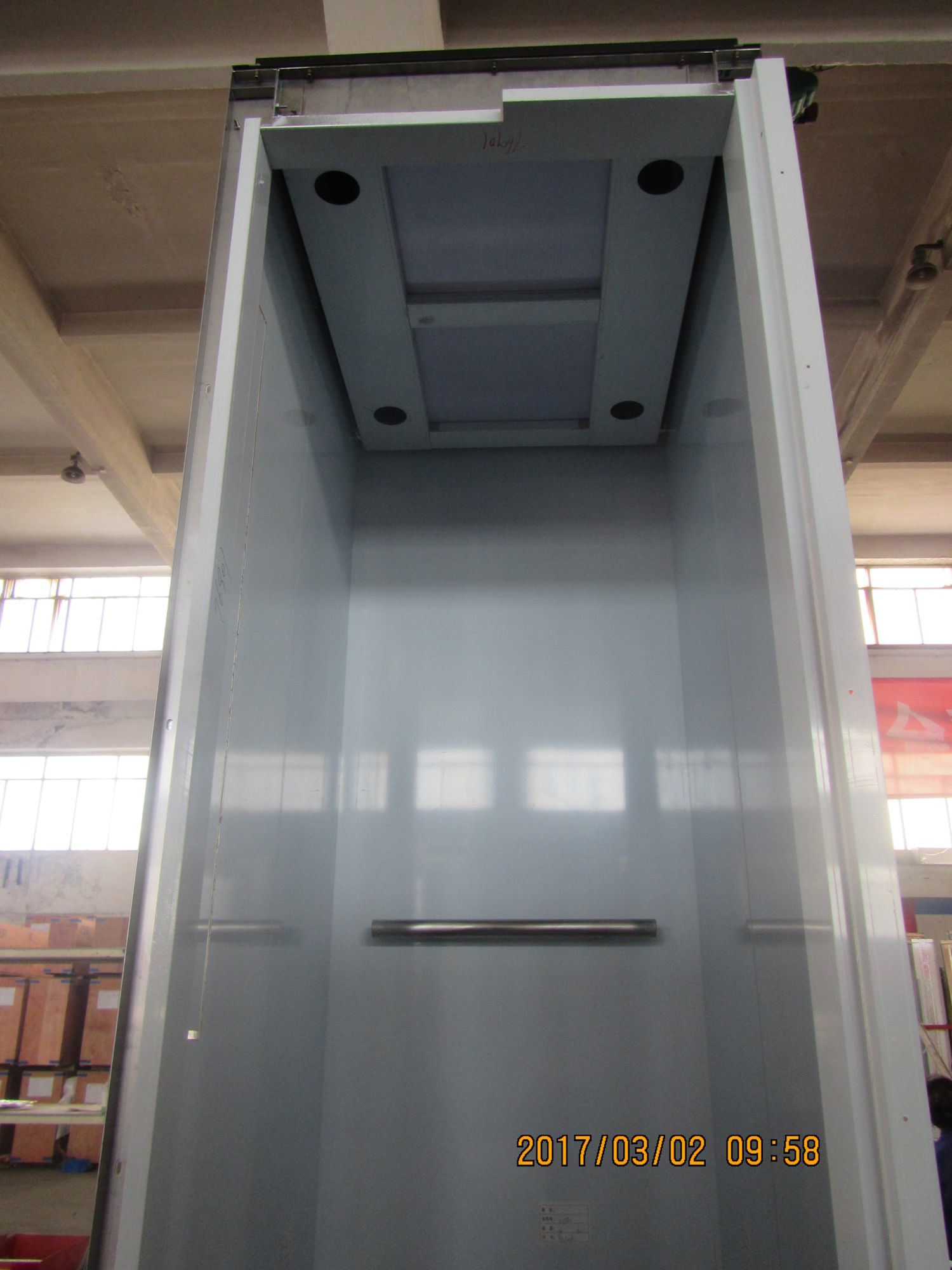 Decorative Etching Stainless Steel Elevator Cabin Decoration