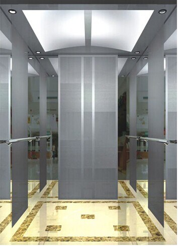 Mirror Hairline Stainless Steel Home Elevator Cabin