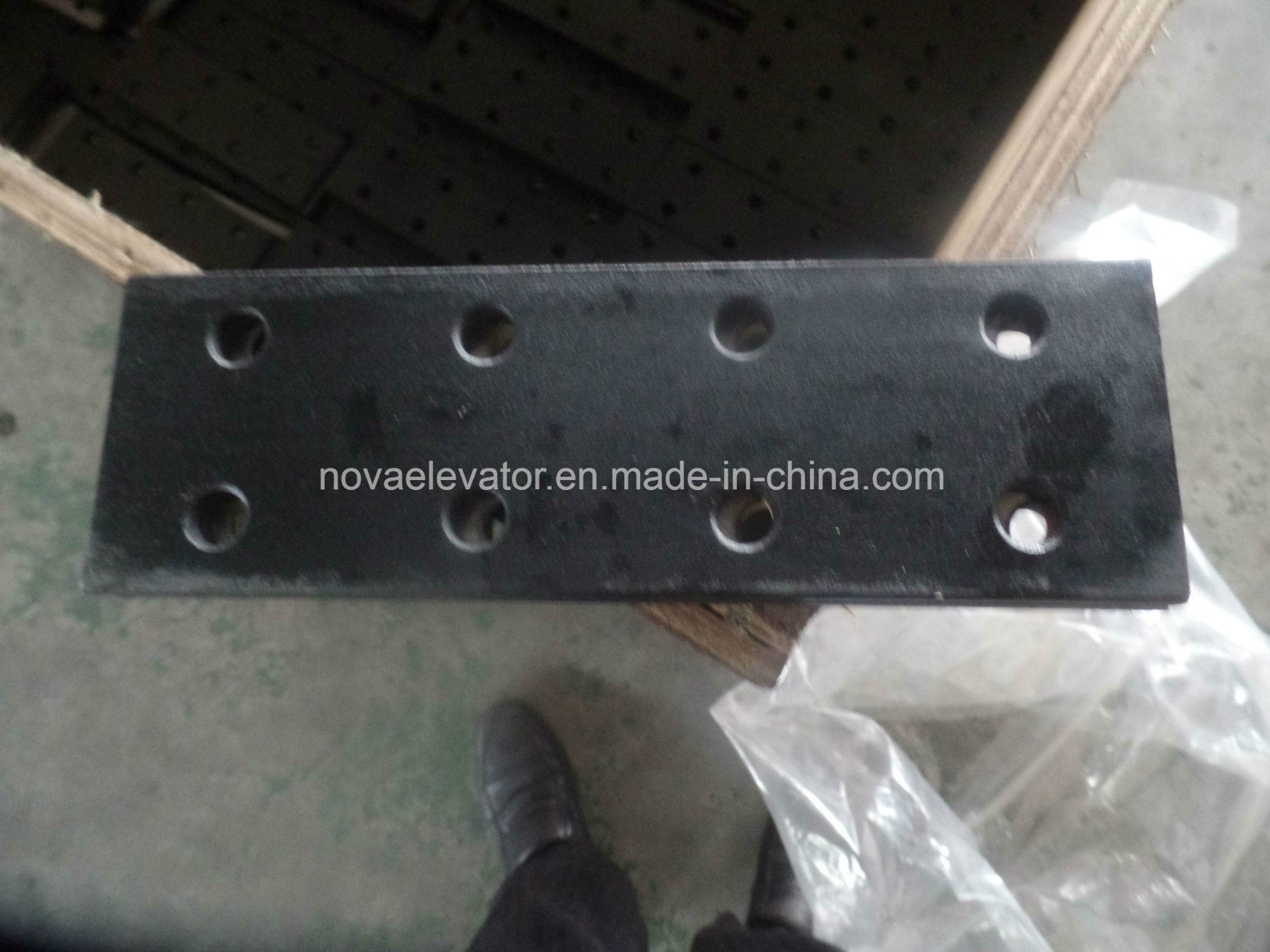 T127-2/B Machined Elevator Guide Rail Fishplate Elevator