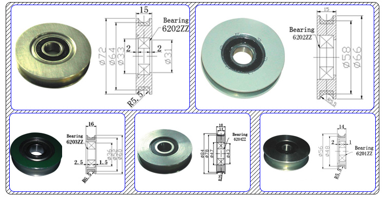 Lift Rollersliding Elevator Door Escalator Roller