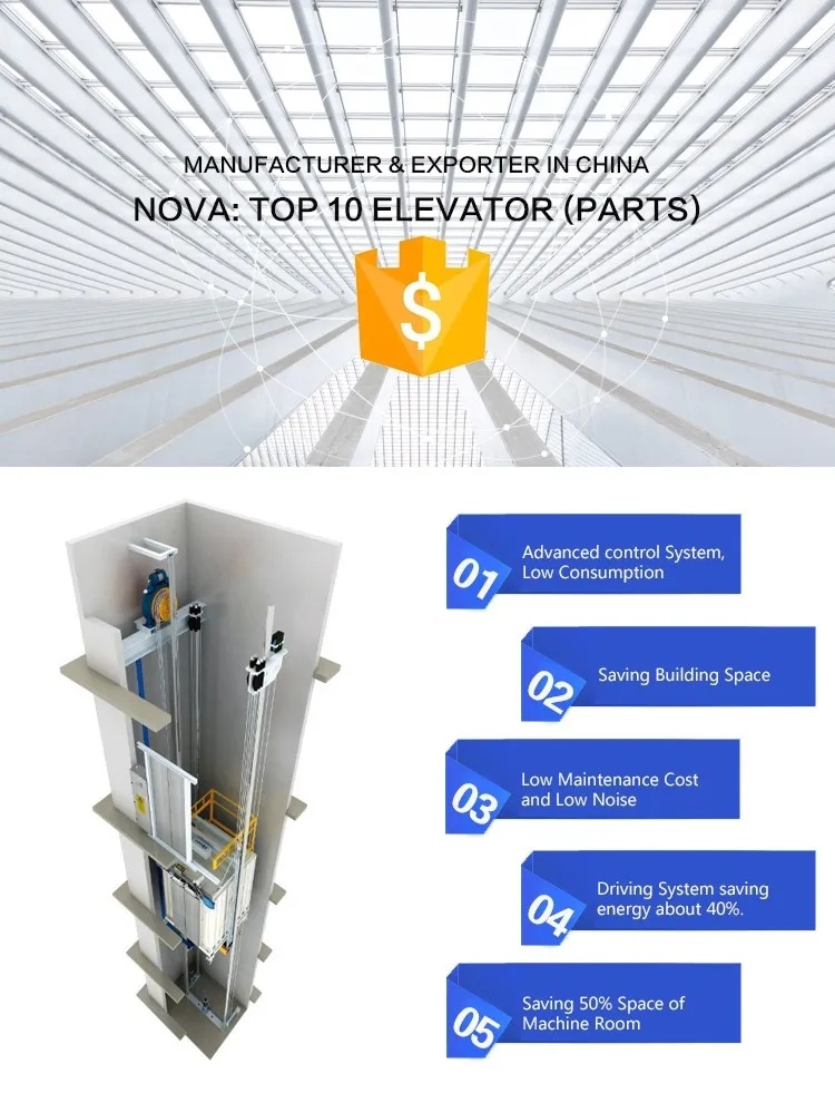 600kgs High Quality Passenger Elevator Lifts with Competitive Price for Sale